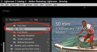 Screen capture of Lightroom 3 tools