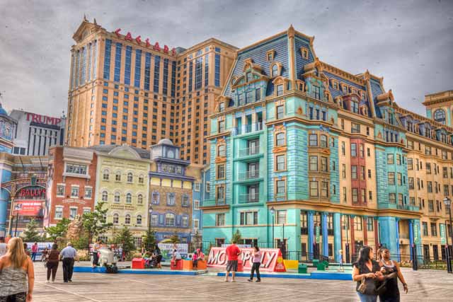 HDR Photography: colorful city buildings using high dynamic range / tonal mapping by Matthew Bamberg.