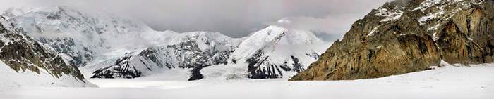 Photo of base camp for hikers to Mount McKinley, Alaska by Barry Epstein