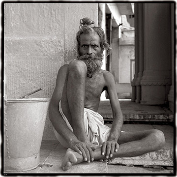 Photo of Sadhus in India by Dennis Cordell