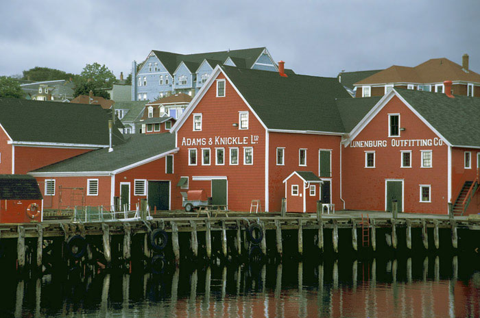 Photo of waterfront in Lumenburg, Nova Scotia by Mike Goldstein