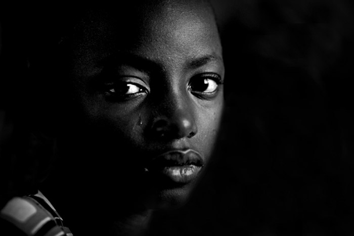 Photo portraid of Haddi Abbul, Ghana, Africa by Marielle van Uitert