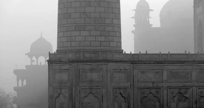 Photo of towers of the Taj Mahal by Rick Clark