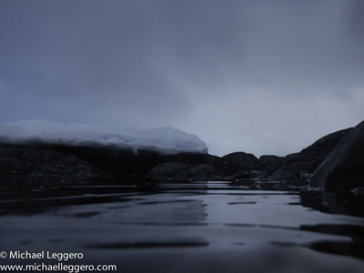 Pre-photo manipulation - Antarctica at night by Michael Leggero