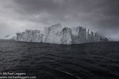 Pre-photo manipulation - Antarctica iceberg by Michael Leggero