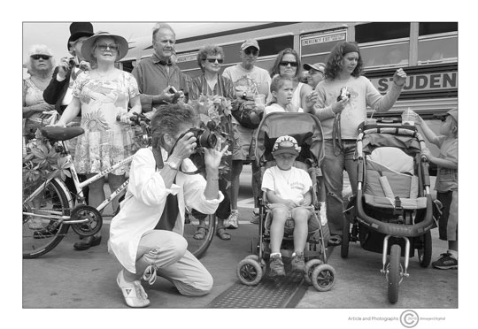 Photo of “Fleet Blessing Crowd", McMillan Wharf, Provincetown, Massachusetts by Jim Austin