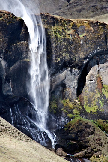 Landscape photo of waterfall in southern Ireland by Noella Ballenger