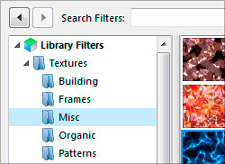 Graphic of Filter Forge 4.0 Filter Manager.