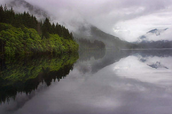Photo of Crescent Lake, Washington by Noella Ballenger