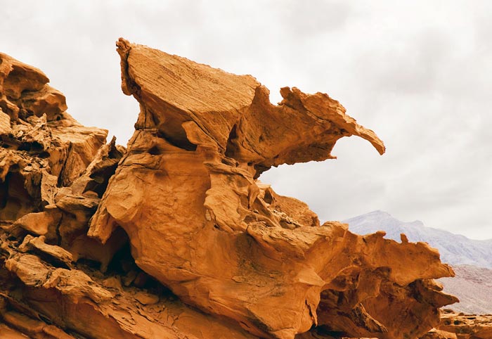 Photo of rock formations at Little Finland in the Nevada desert by Bob Hitchman