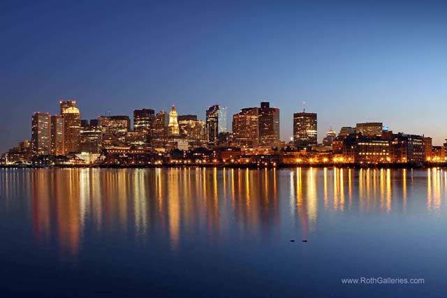 Boston Harbor and Downtown