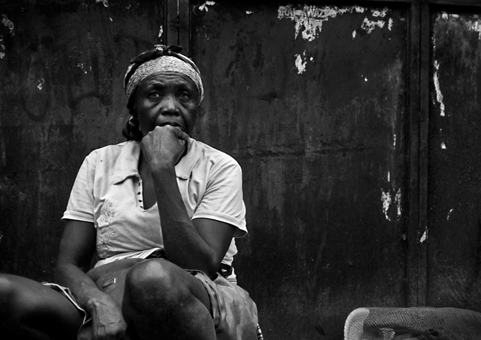 Tips for a Career in Photojournalism: Photo of unemployed woman in Port-au-Prince, Haiti by Michelle Wong