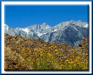 Image of Mt. Whitney, Sierra Nevada Range by John Watts.