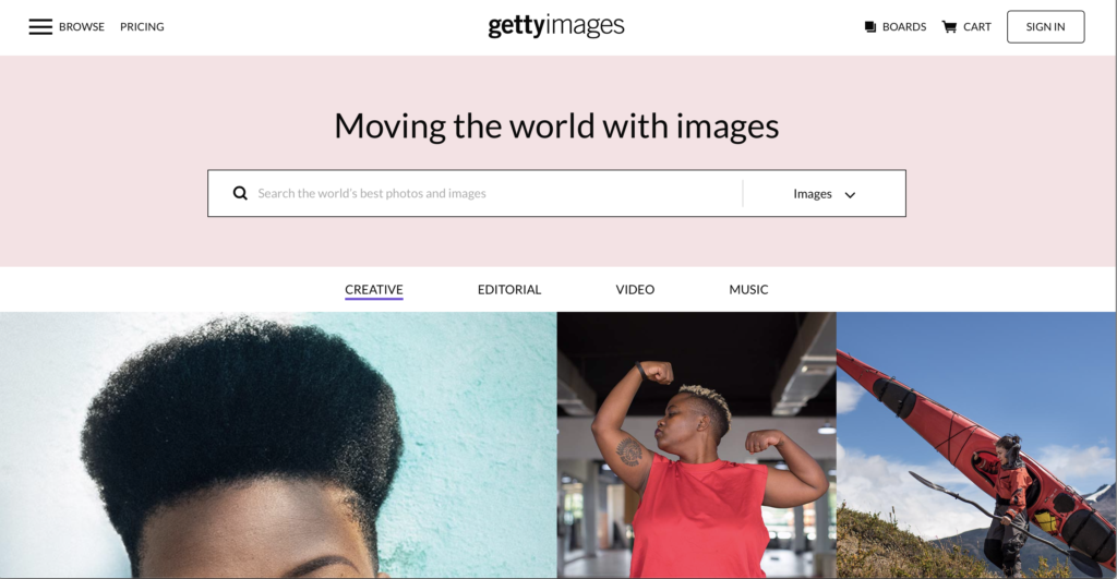 gettyimages photo hosting